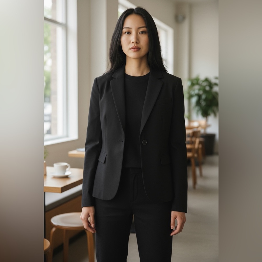 LOFT Classic Petite Black Women's Blazer